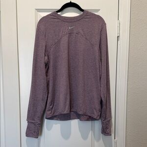 Nike Heathered Purple Crewneck Top